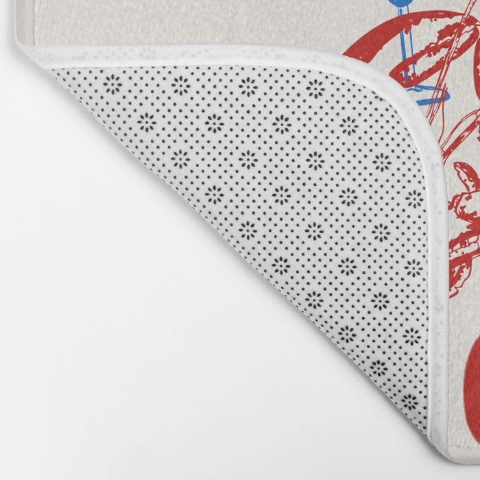 Cin Cin Lobster Doodle Bath Mat Gallery Image 2