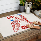 Cin Cin Lobster Doodle Outdoor Rug Gallery Image 2