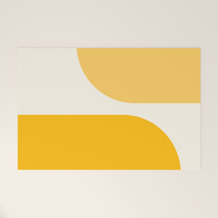 Modern Minimal Arch Abstract XLIV Welcome Mat Gallery Image 1