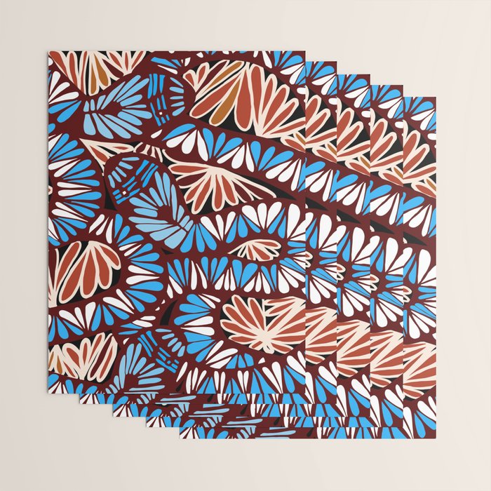 Colorful snakes and flowers Wrapping Paper Gallery Image 3