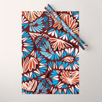 Colorful snakes and flowers Wrapping Paper Gallery Image 1
