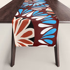Colorful snakes and flowers Table Runner Gallery Image 1