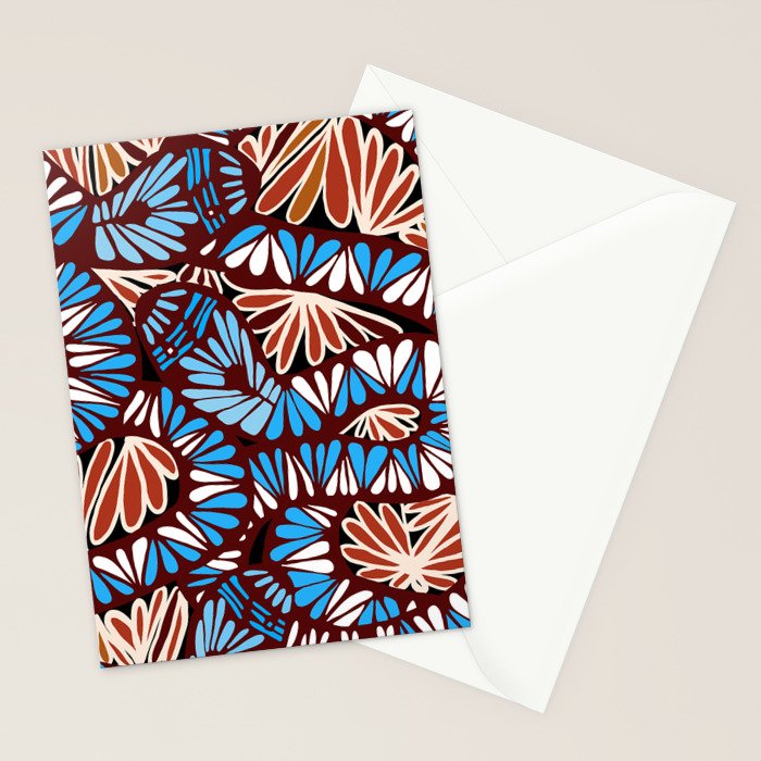 Colorful snakes and flowers Stationery Card Gallery Image 2