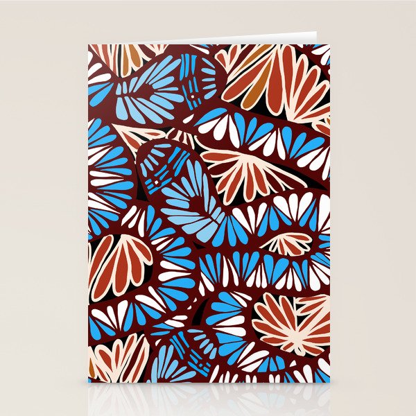 Colorful snakes and flowers Stationery Card Gallery Image 2