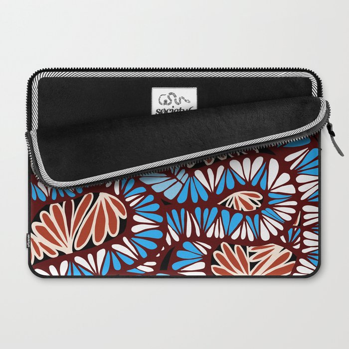 Colorful snakes and flowers Laptop Sleeve Gallery Image 2