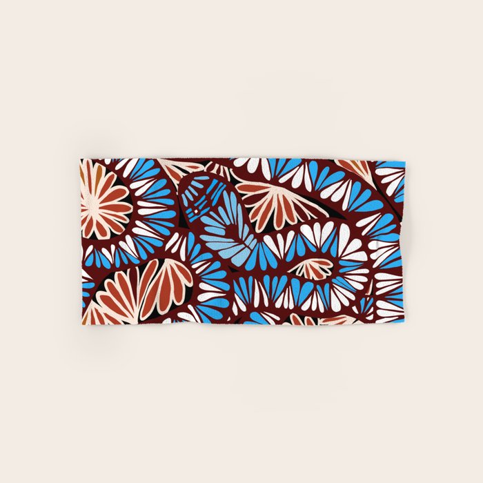 Colorful snakes and flowers Bath Towel Gallery Image 1