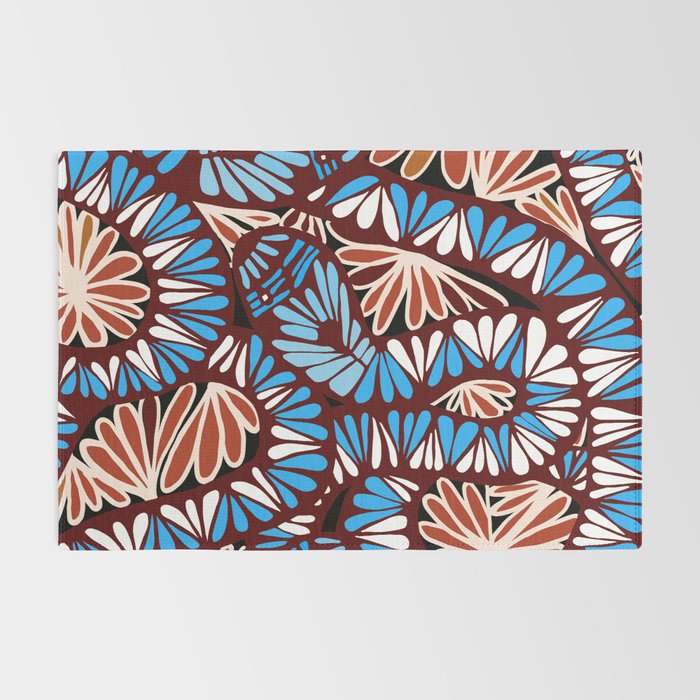 Colorful snakes and flowers Rug Gallery Image 2