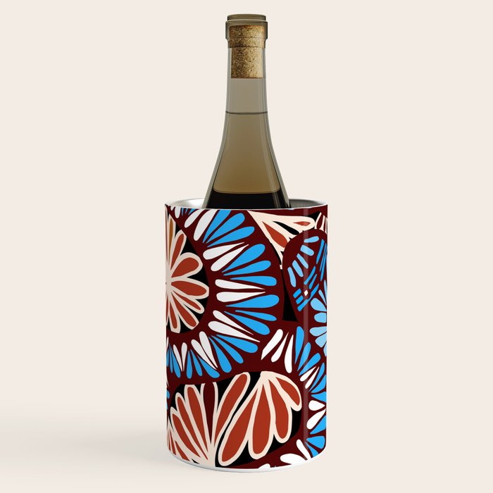 Colorful snakes and flowers Wine Chiller Gallery Image 2