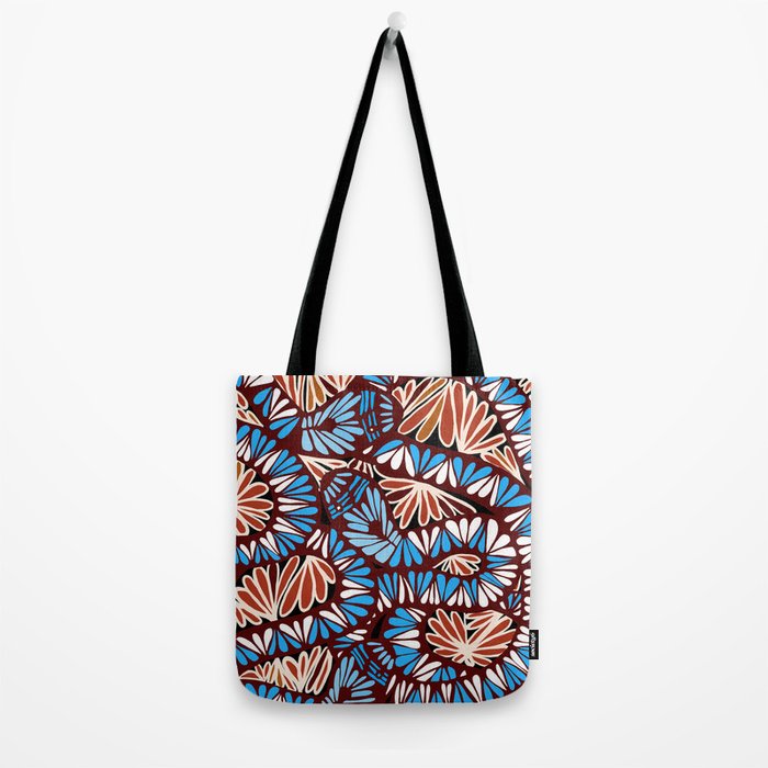 Colorful snakes and flowers Tote Bag Gallery Image 2