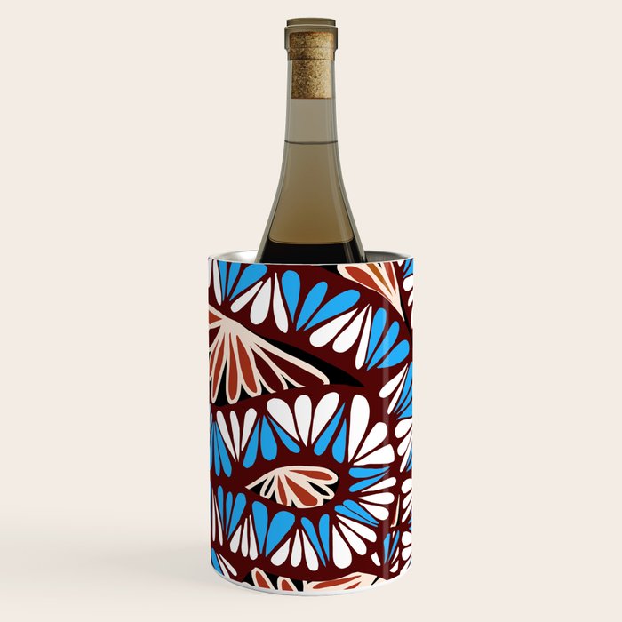 Colorful snakes and flowers Wine Chiller Gallery Image 3
