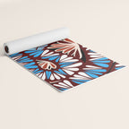 Colorful snakes and flowers Yoga Mat Gallery Image 2