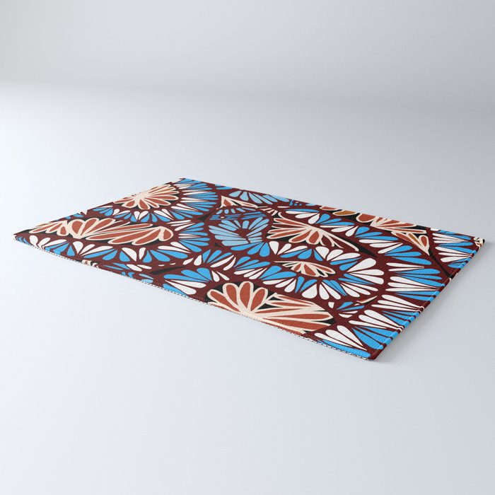 Colorful snakes and flowers Rug Gallery Image 3