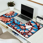 Colorful snakes and flowers Desk Mat Gallery Image 2