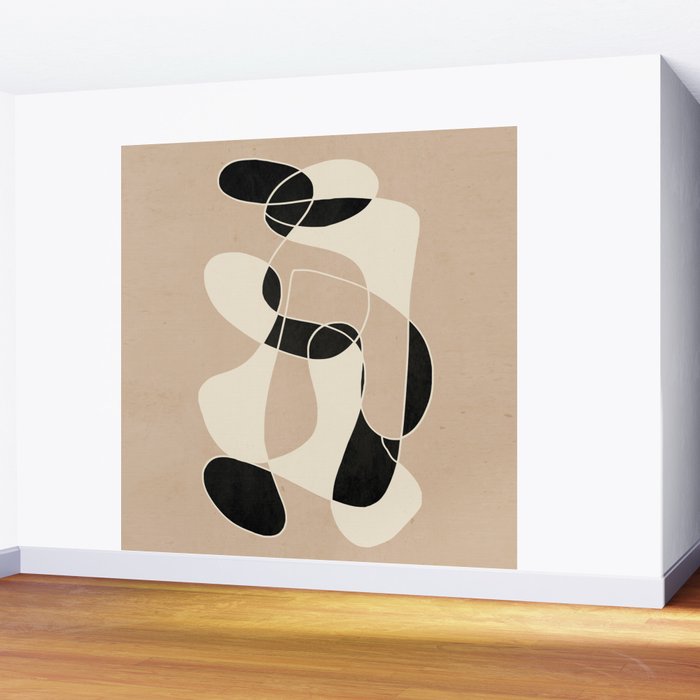 Modern Abstract Minimal Art 23 Wall Mural Gallery Image 2