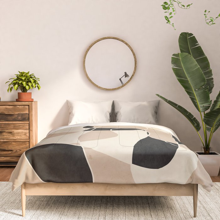 Modern Abstract Minimal Art 23 Comforter Gallery Image 3