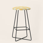 Sunny yellow gingham Stool Gallery Image 1