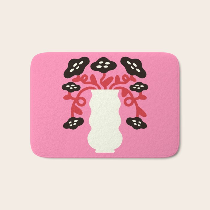 Dried Lotus Flowers Bath Mat Gallery Image 1