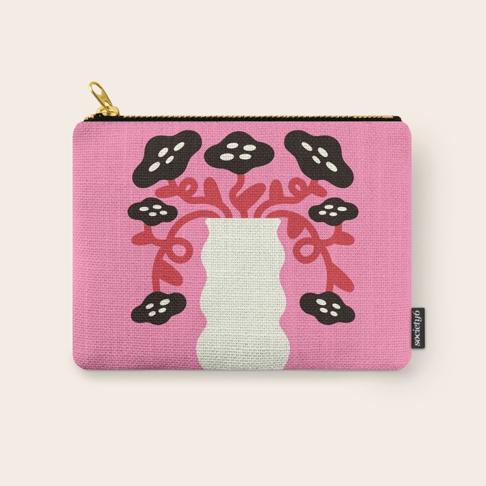 Dried Lotus Flowers Carry All Pouch Gallery Image 1