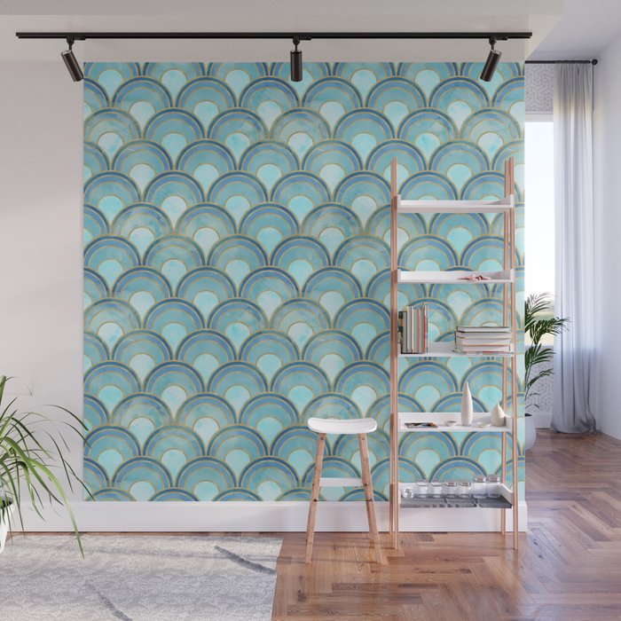 The Peacock Theme Wall Mural Gallery Image 1