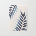 Blue Botanicals No. 6 Bath Mat Gallery Image 1