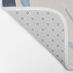 Blue Botanicals No. 6 Bath Mat Gallery Image 2