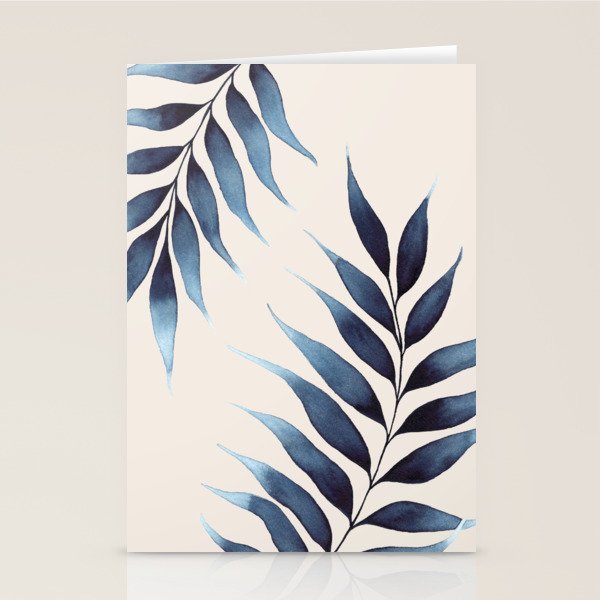 Blue Botanicals No. 6 Stationery Card Gallery Image 2