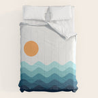 Abstract Landscape 14 Portrait Comforter Gallery Image 6