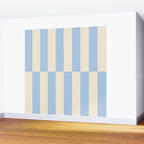 Strippy - Baby Blue Wall Mural Gallery Image 2
