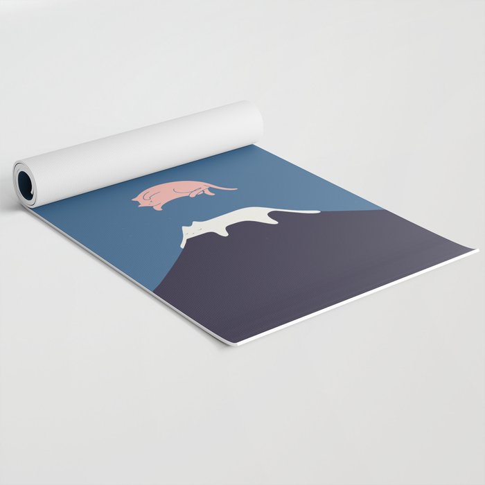 Cat Landscape 73 Yoga Mat Gallery Image 2