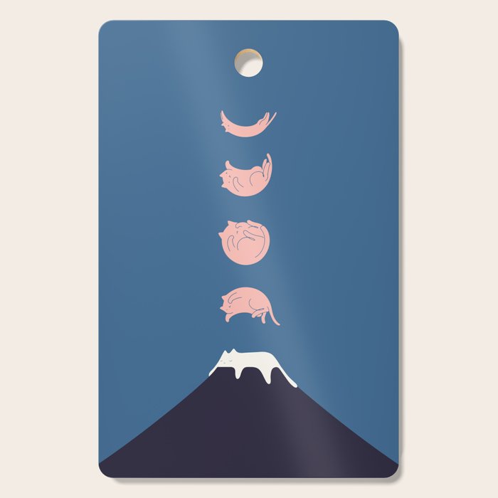 Cat Landscape 73 Cutting Board Gallery Image 1