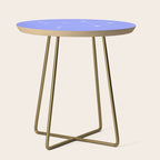 Libra Zodiac Star Constellation Line Art Pastel Purple Side Table Gallery Image 1