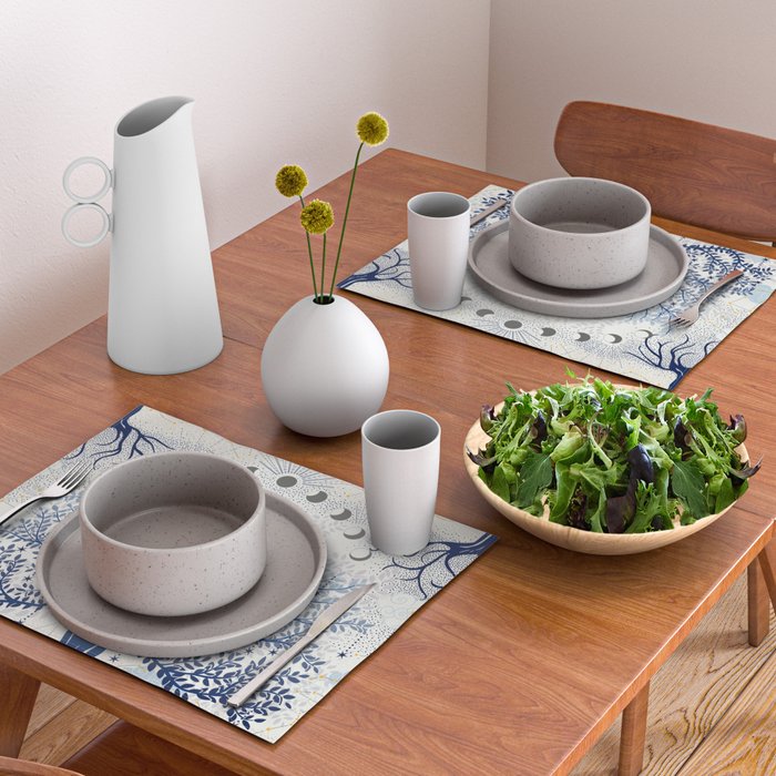 Feel the Cosmic Mother Earth Placemat Gallery Image 2