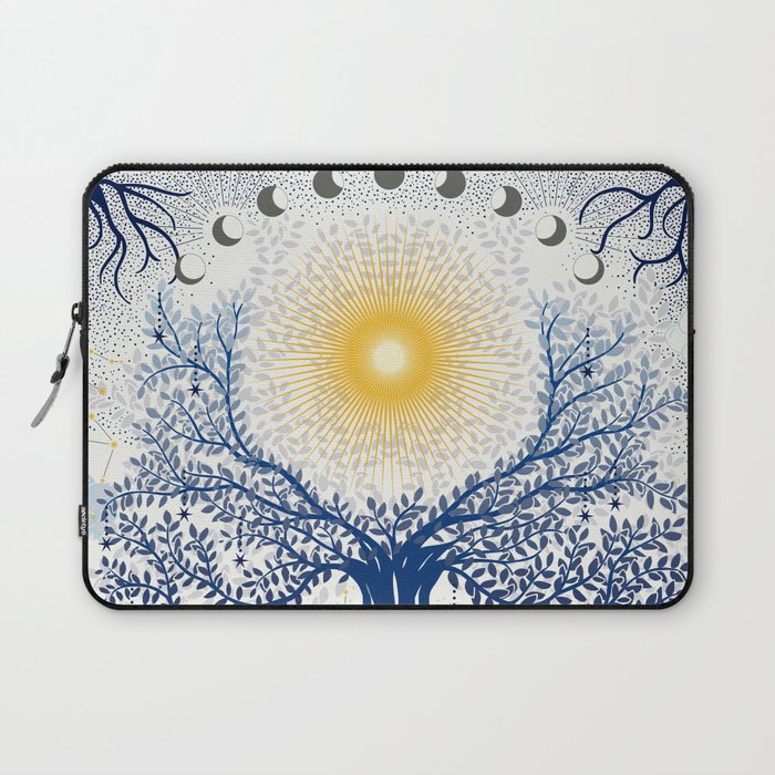 Feel the Cosmic Mother Earth Laptop Sleeve Gallery Image 1