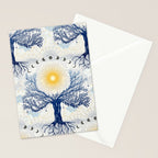 Feel the Cosmic Mother Earth Stationery Card Gallery Image 2