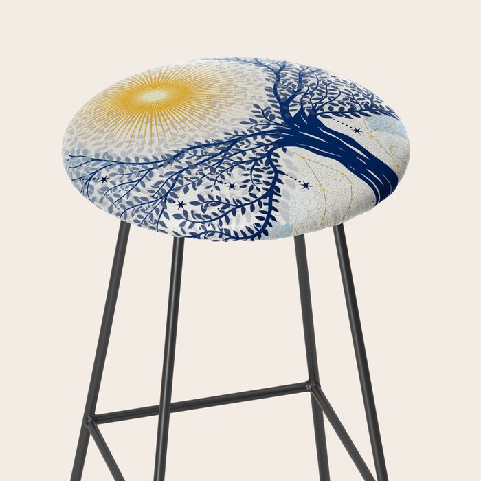 Feel the Cosmic Mother Earth Stool Gallery Image 2