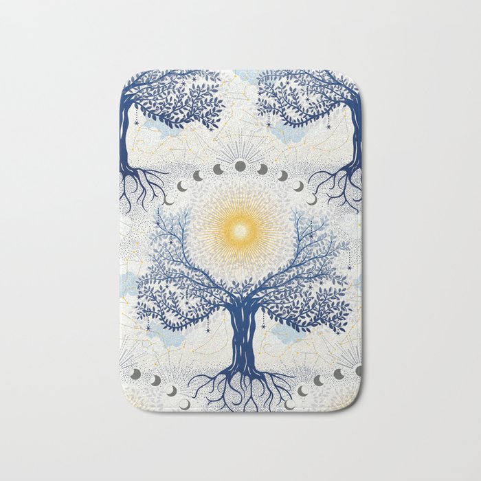 Feel the Cosmic Mother Earth Bath Mat Gallery Image 1