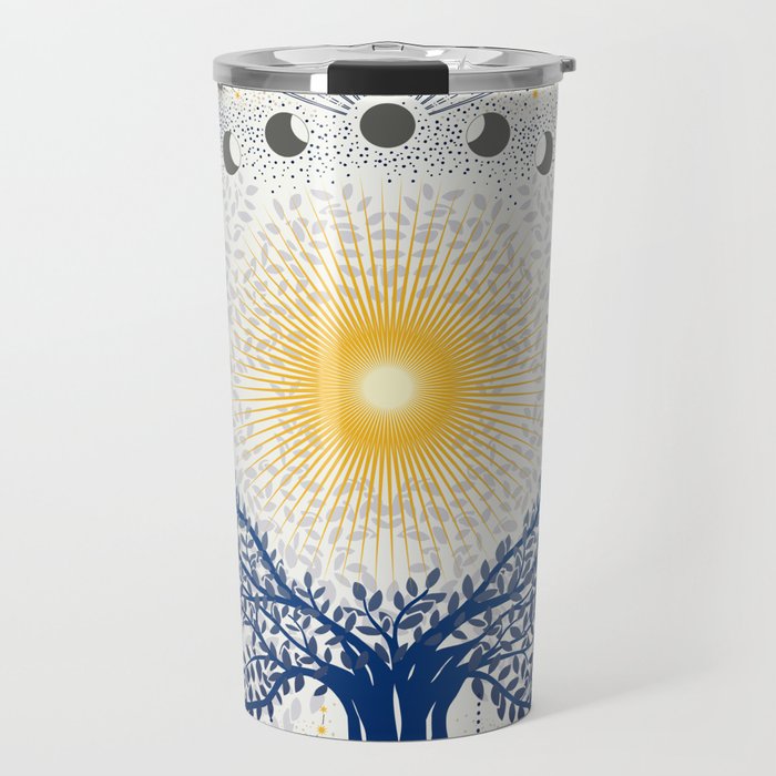 Feel the Cosmic Mother Earth Travel Mug Gallery Image 1