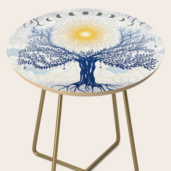 Feel the Cosmic Mother Earth Side Table Gallery Image 2