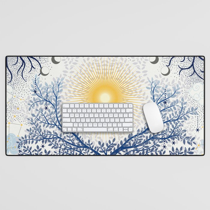 Feel the Cosmic Mother Earth Desk Mat Gallery Image 1