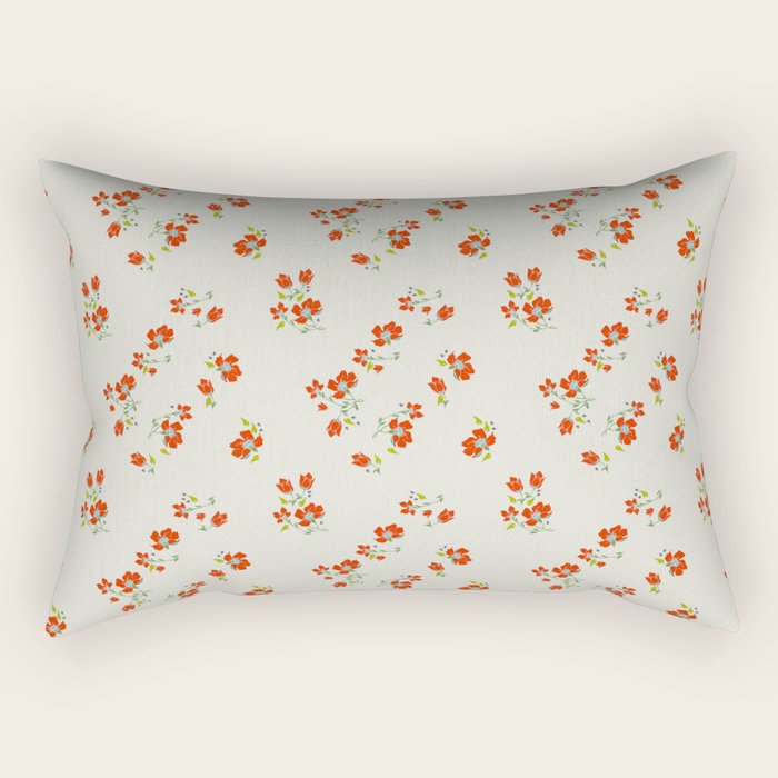 VINTAGE FLORAL Rectangular Pillow Gallery Image 1