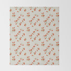 VINTAGE FLORAL Throw Blanket Gallery Image 2