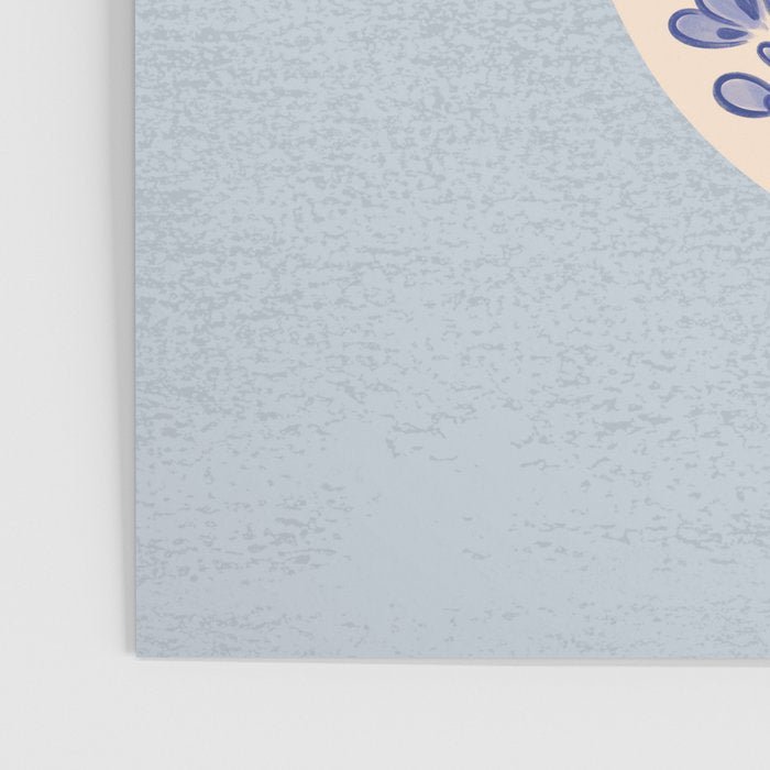 Purrcelin Cat Butt - Delft Porcelain Kitty Poster Gallery Image 3