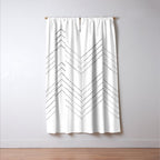 Geometric line art 4 Window Curtain Gallery Image 3