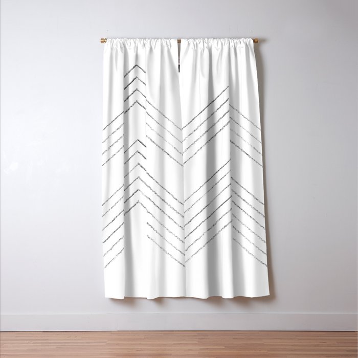 Geometric line art 4 Window Curtain Gallery Image 3