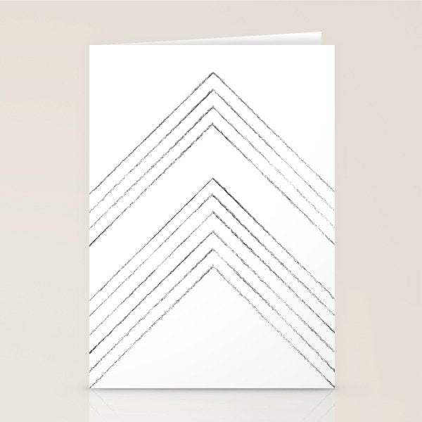 Geometric line art 4 Stationery Card Gallery Image 1