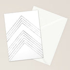 Geometric line art 4 Stationery Card Gallery Image 2