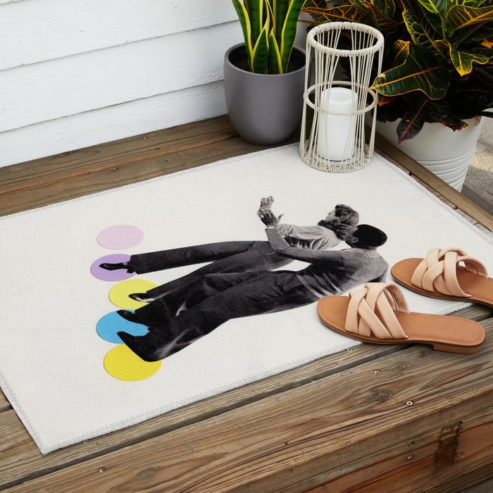 Dance Steps Outdoor Rug Gallery Image 2