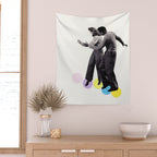 Dance Steps Wall Tapestry Gallery Image 2