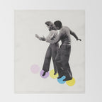 Dance Steps Throw Blanket Gallery Image 2