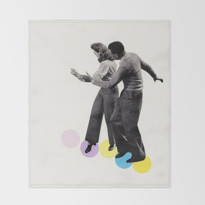 Dance Steps Throw Blanket Gallery Image 2